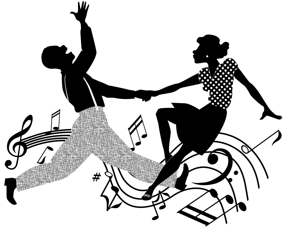 The silhouette of the dudes