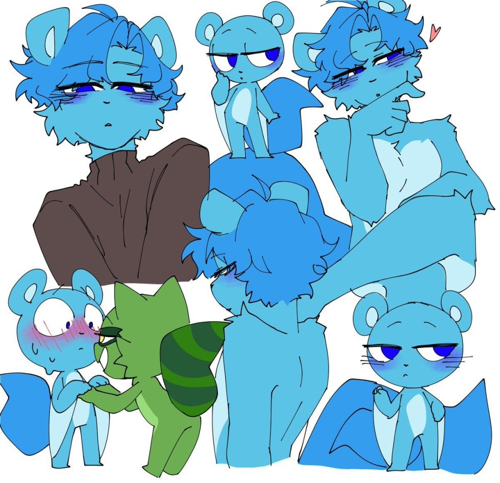 Flippe against the tiger