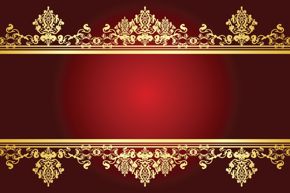 Golden round frame thin