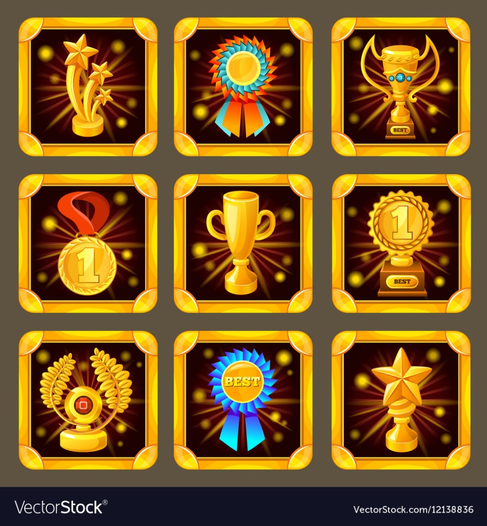 Game achievements of the icons