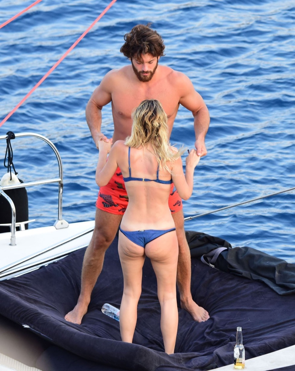 Jan Yaman and Diletta Leotta on a yacht
