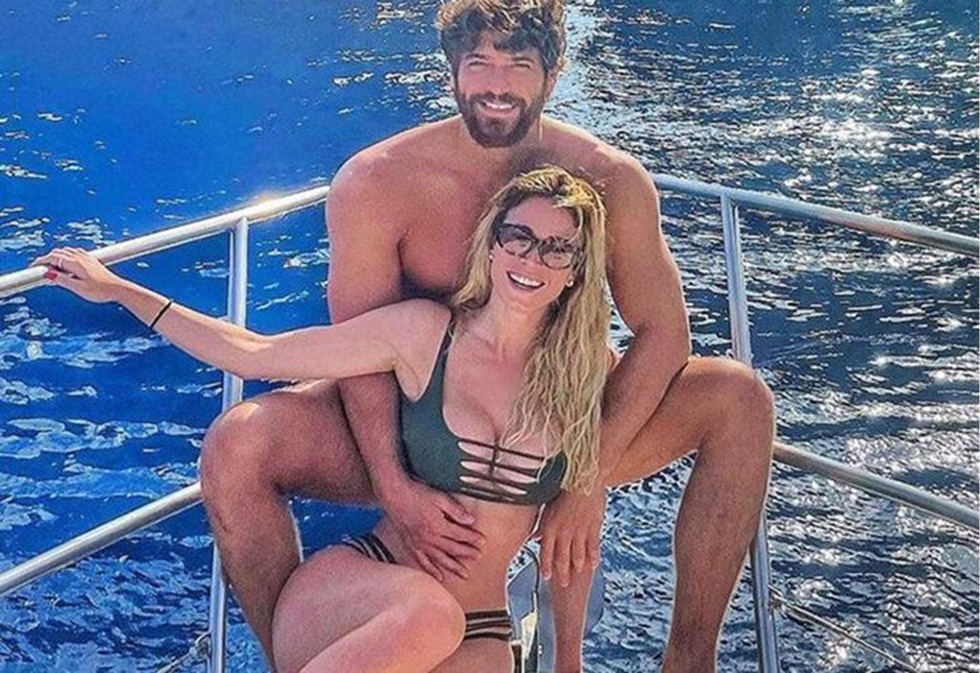 Lutta dillet in a swimsuit