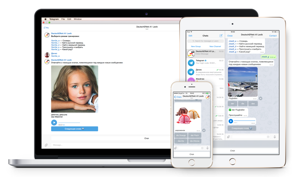 Ventral processor in telegram