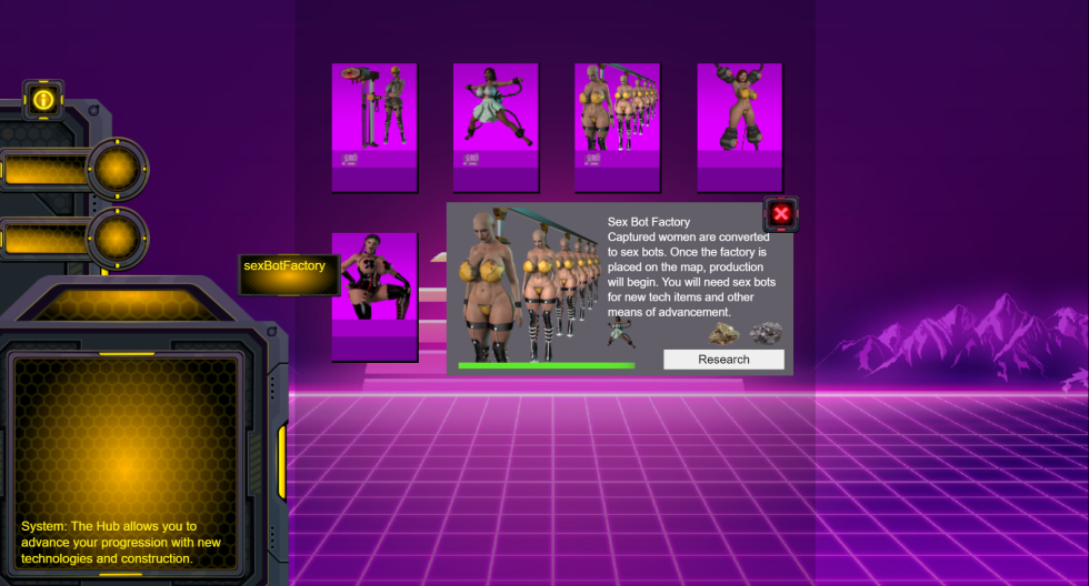 Sexbot game Llamamann Games