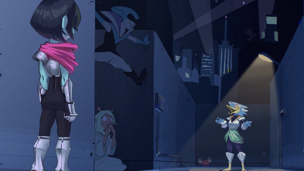 Wallpaper of the girl's anime