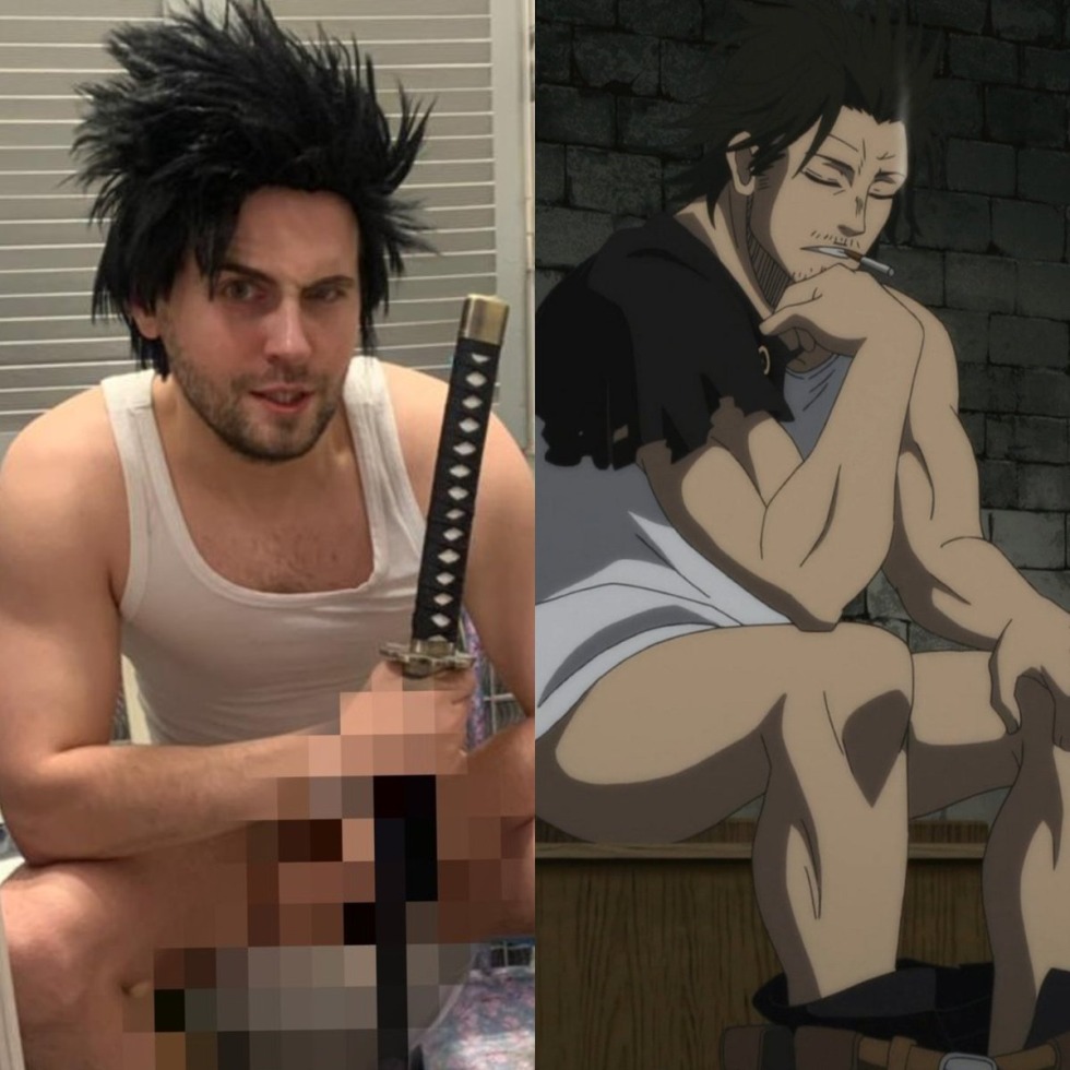 Naked yami black clover