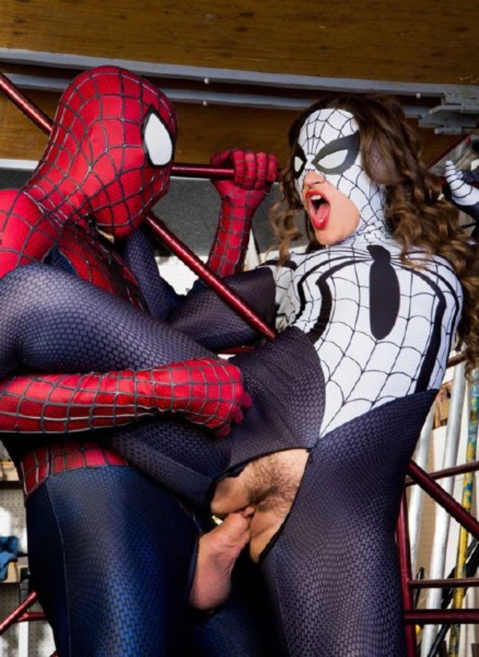Hentai cosplay man spider