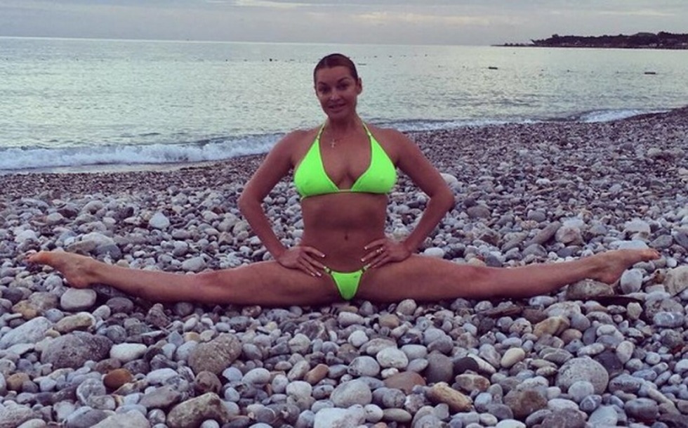 Volochkova Anastasia in Turkey, Shpagat