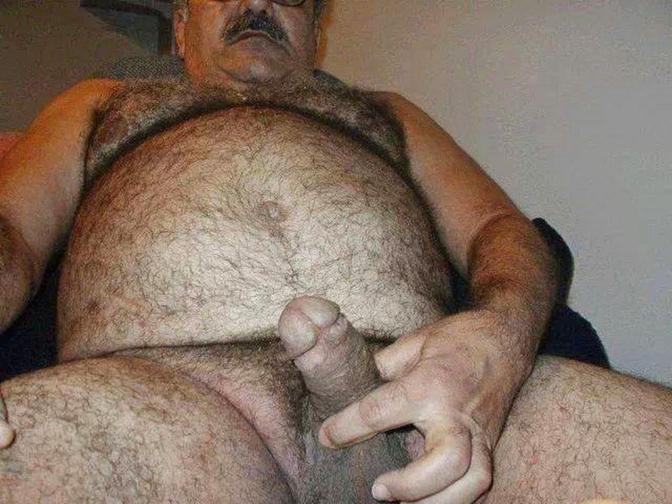 Hairy fat men finger in the ass