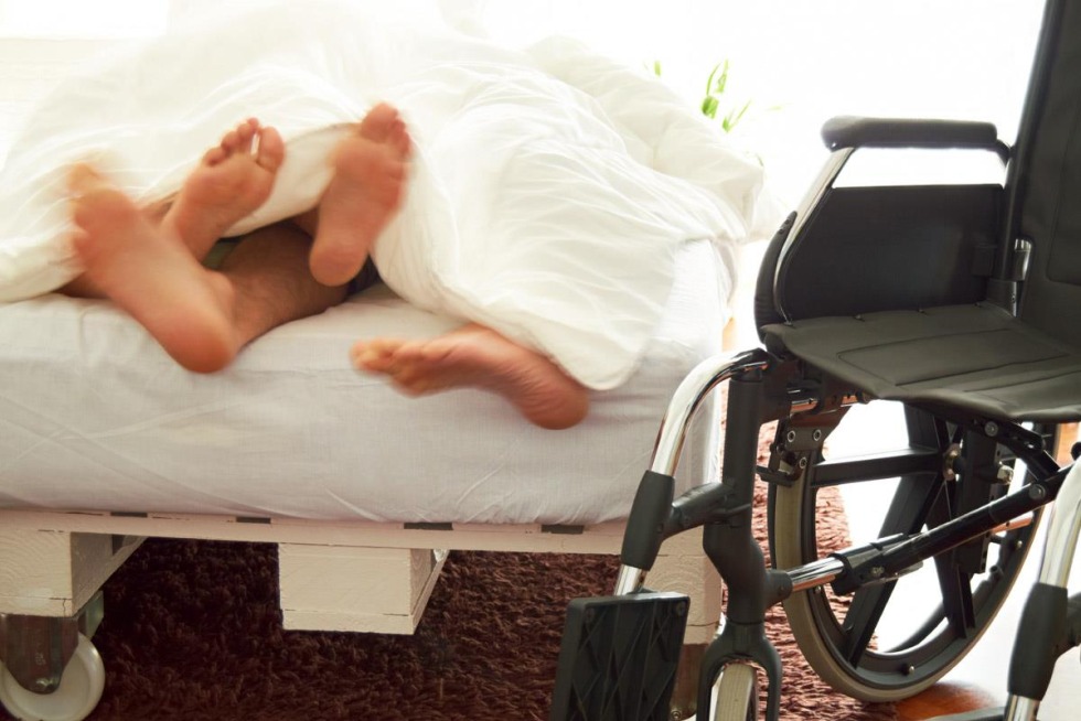 Beautiful woman Naked disabled