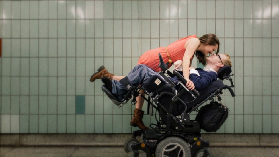 Beautiful disabled guy