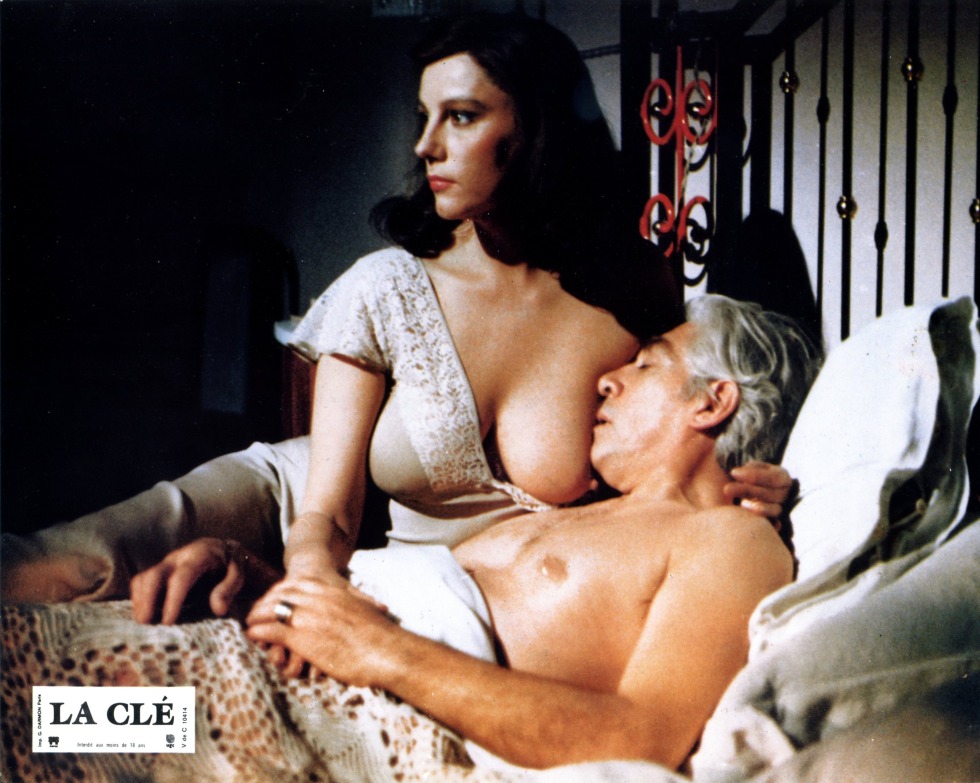 Erotic couple in bed