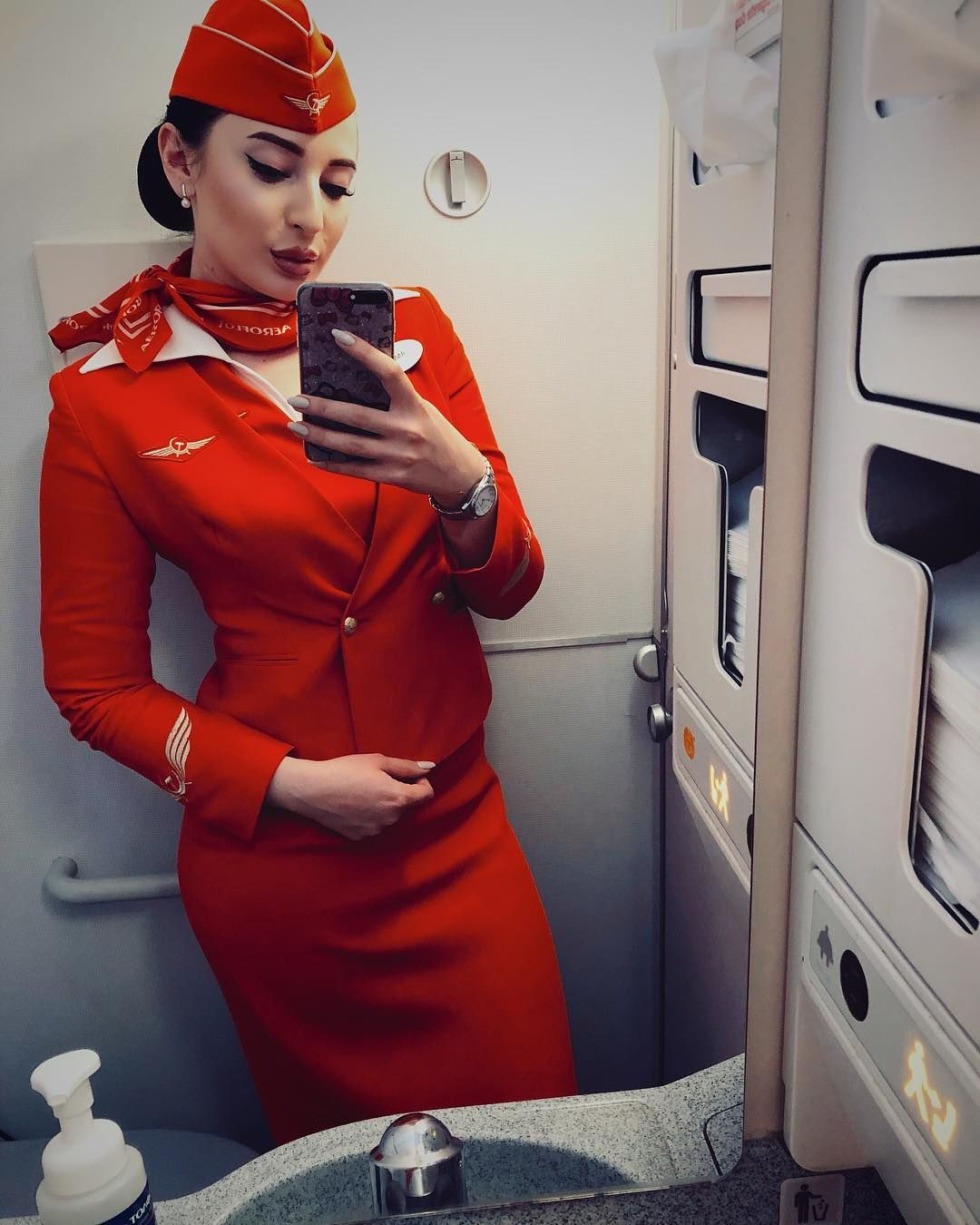 Girls without panties on an airplane