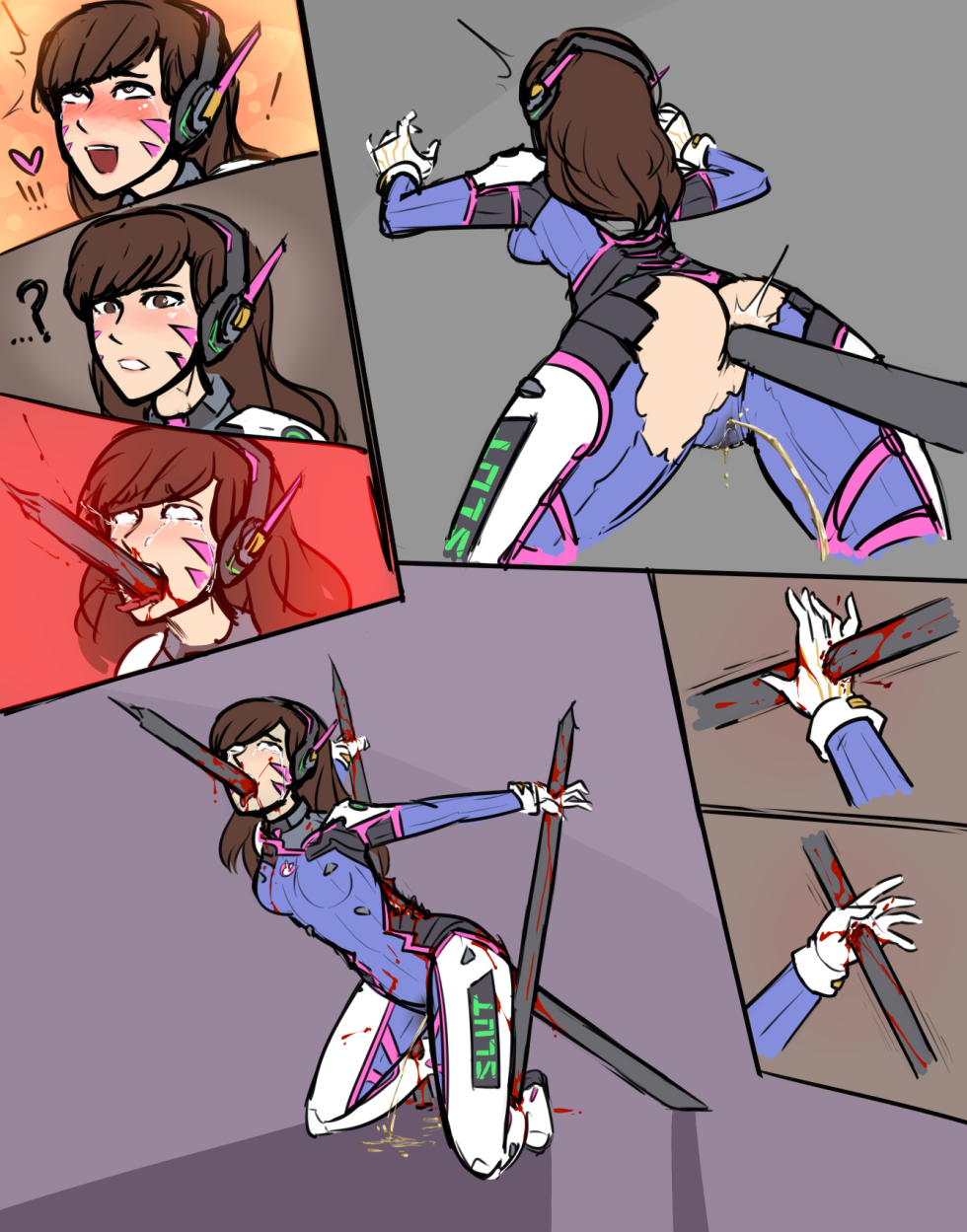 Torture with ticking bdsm ovever