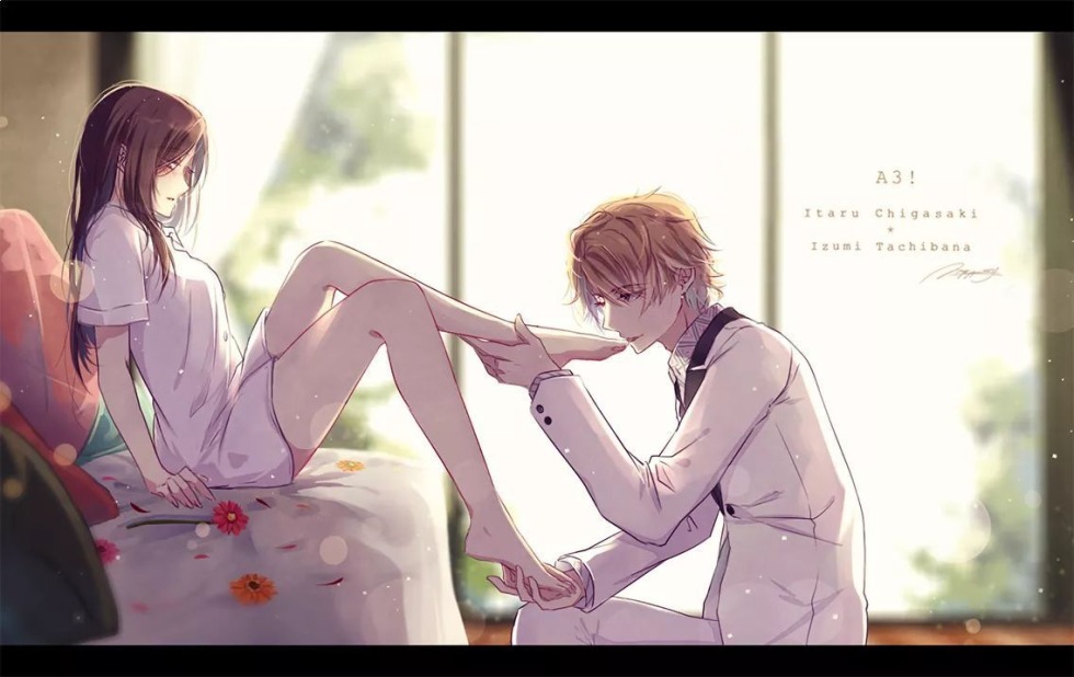 Itaru Chigasaki and Izumi Tachibana Anime