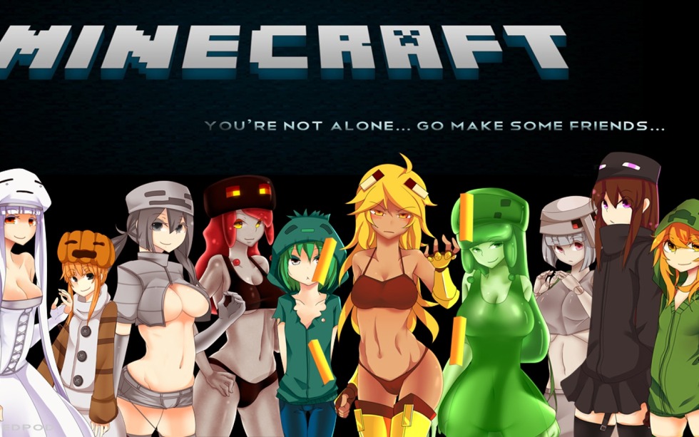 Big breasts in minecraft
