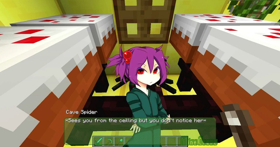 Cave spider minecraft Humanization