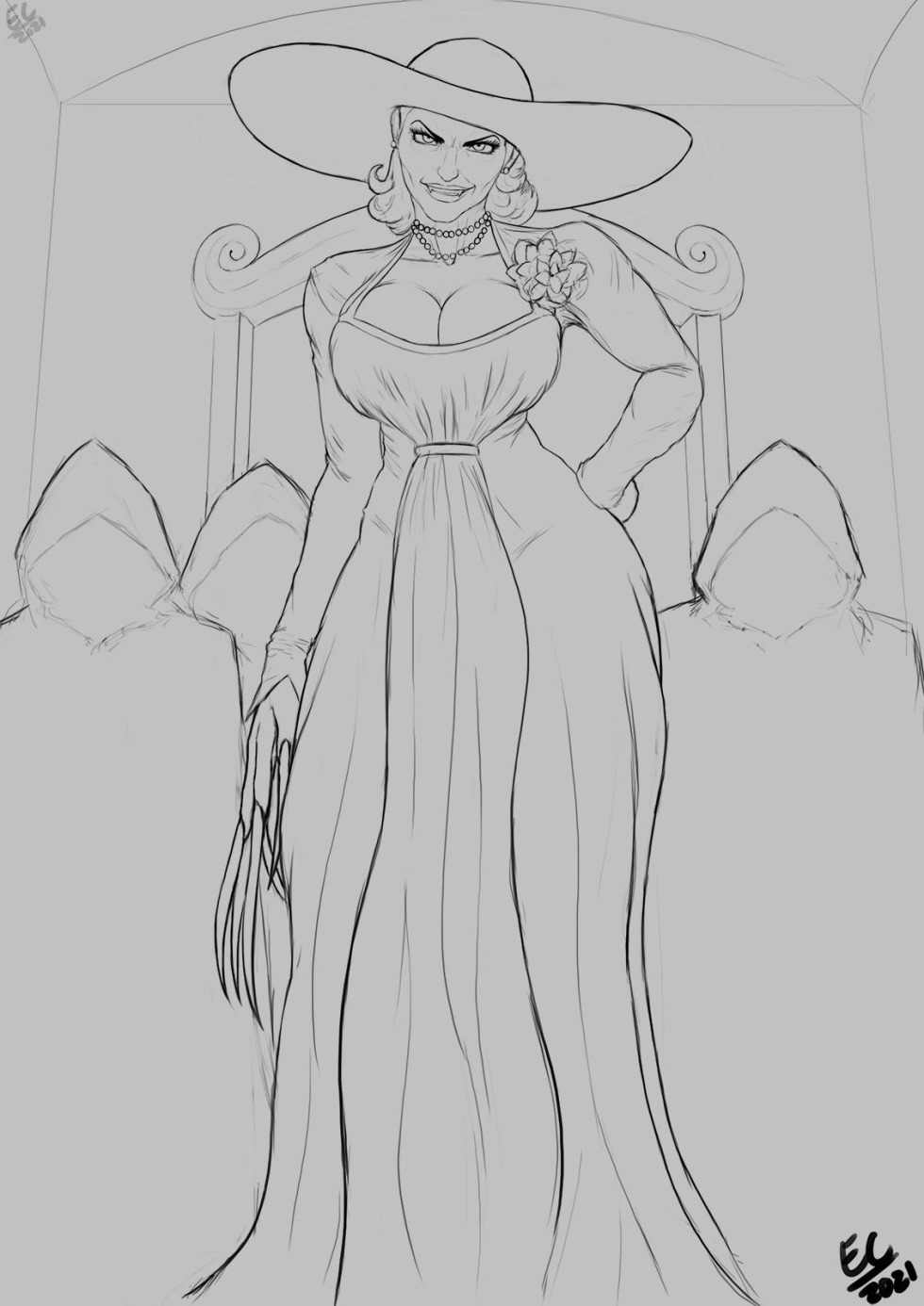 Resident Evil Village Lady Dimitresu Rulle 34