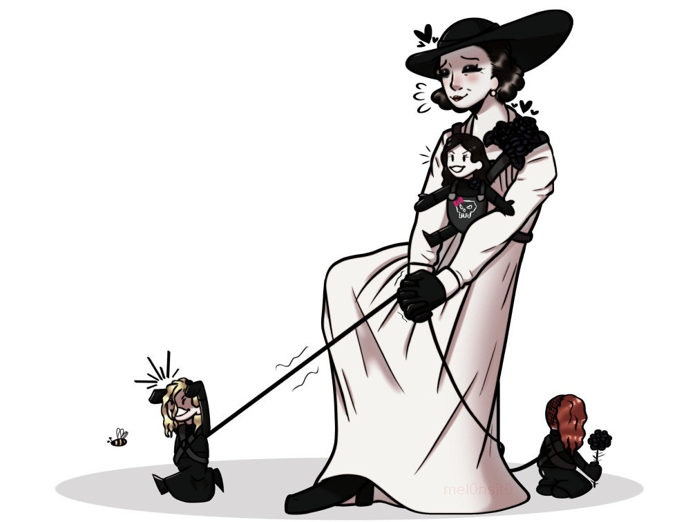 Lady Dimitrescu and the maid