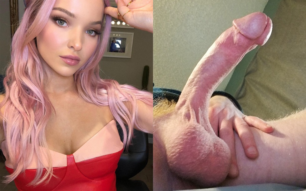 The woman masturbated a dick