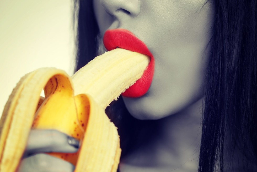 Girl with her tongue