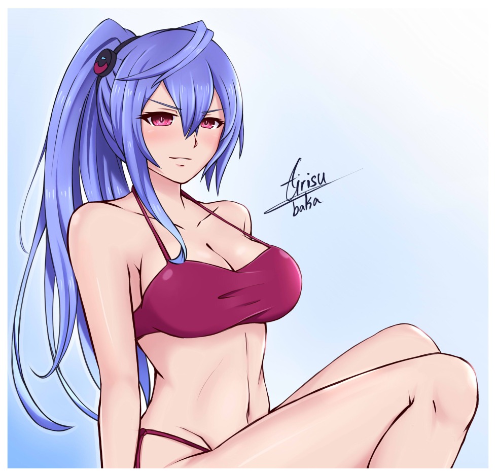 Neptunia noire bikini