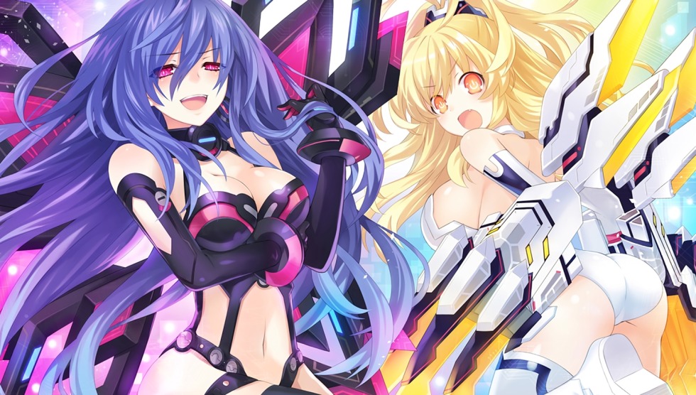 The anime of Neptunia is purple