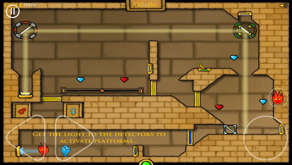 Lava Boy and Blue Girl