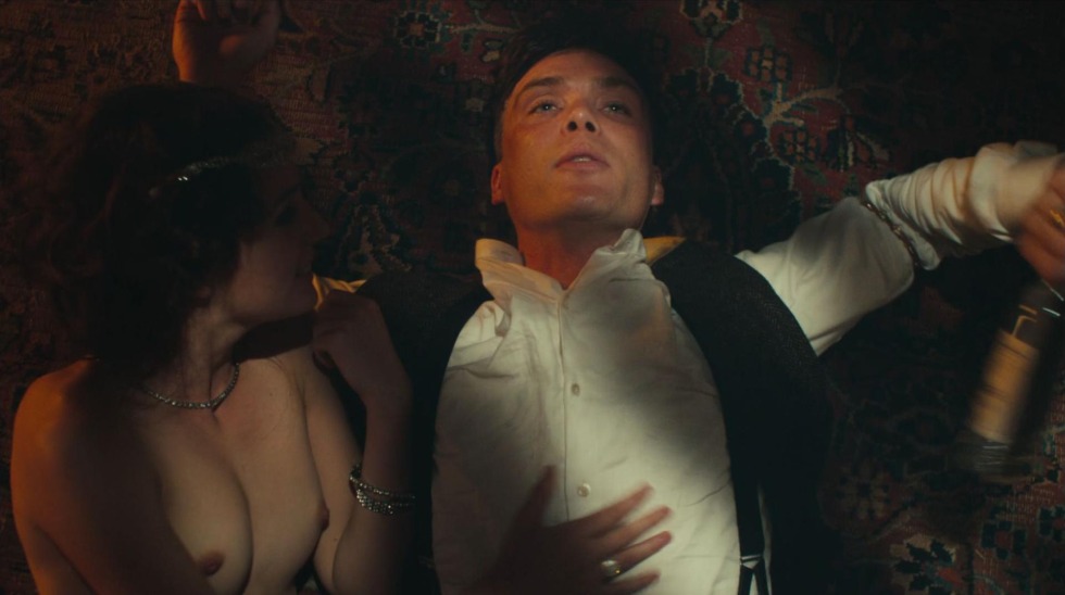 Thomas Shelby on a horse