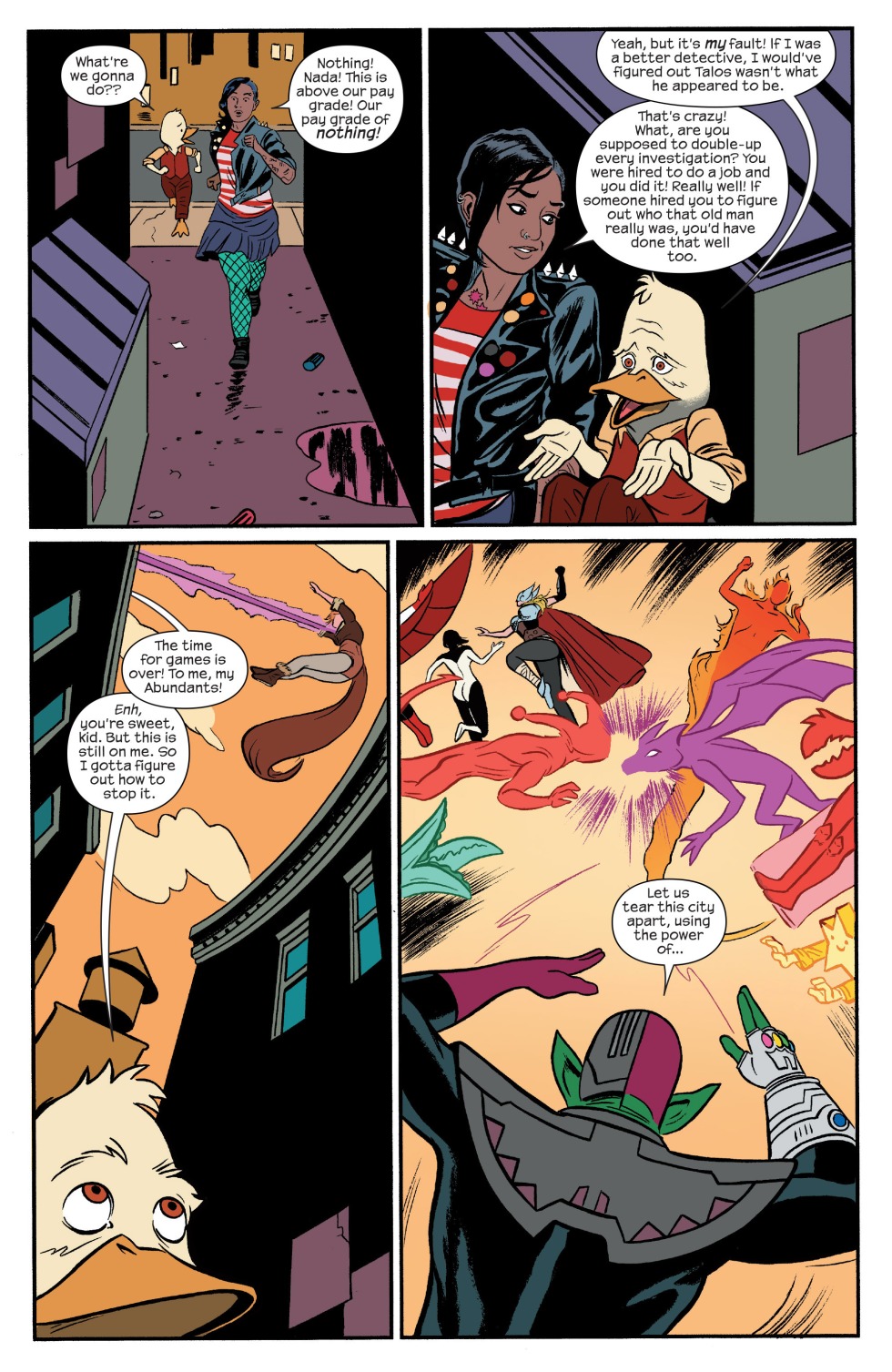 Howard duck bare chest