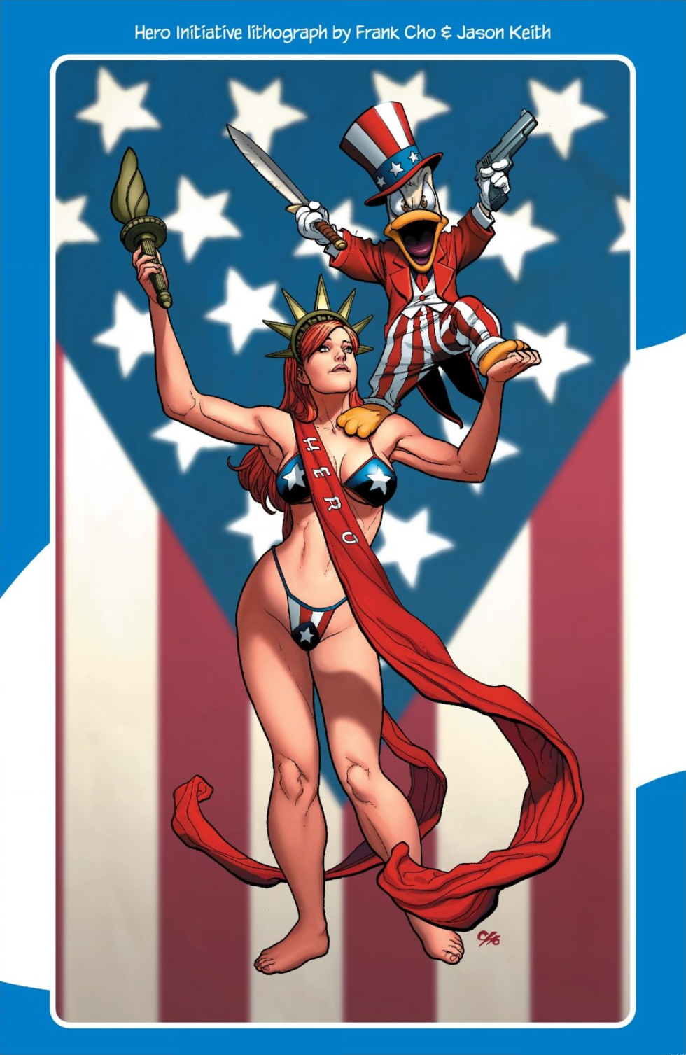 Howard Duck in a bath