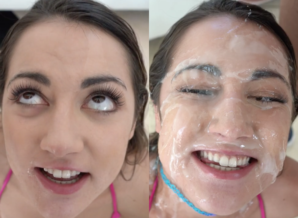 Adriana Chechik up to after Cumshot