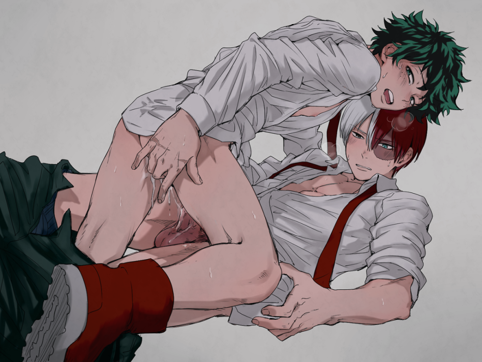 Shoto Todoroki and Izuku Midoria Hentai