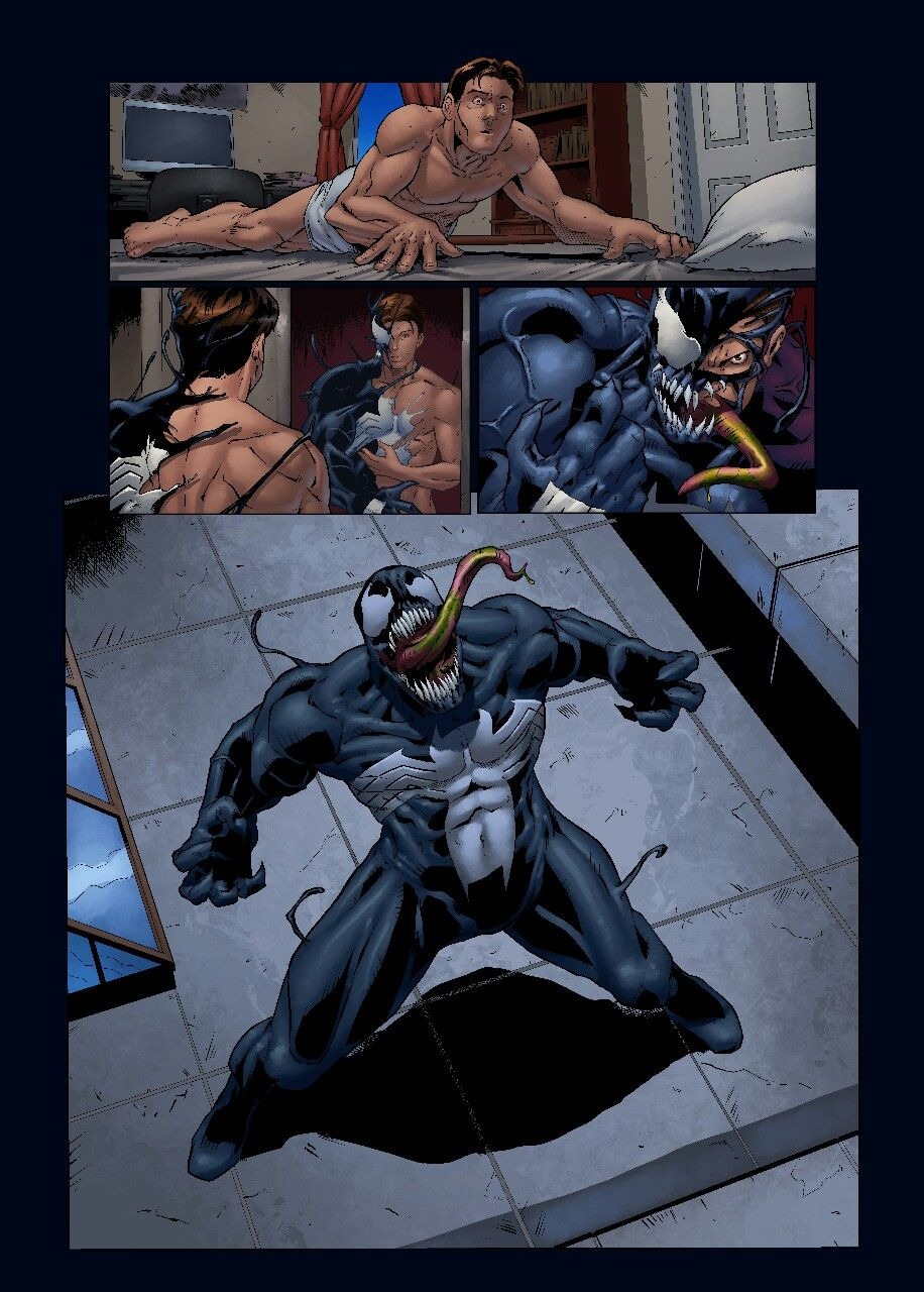 Peter Parker and Venom 18