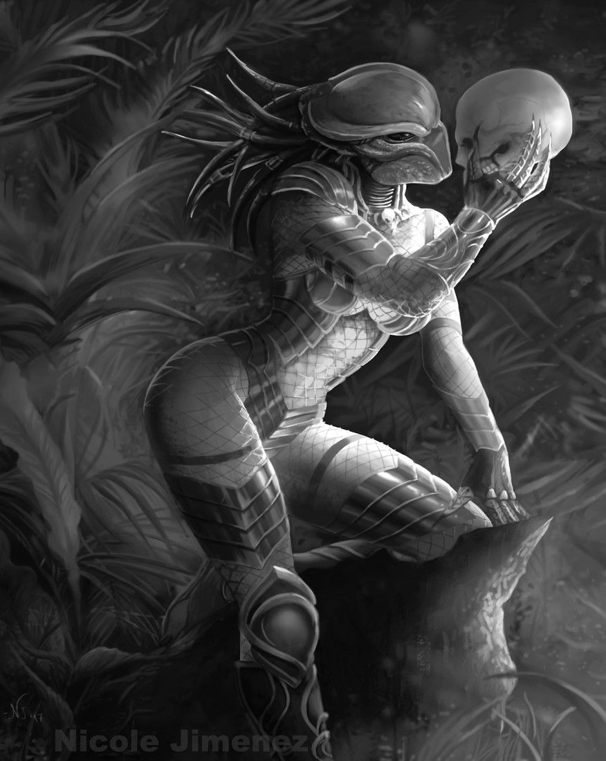 Alien against the predator Xenophilia