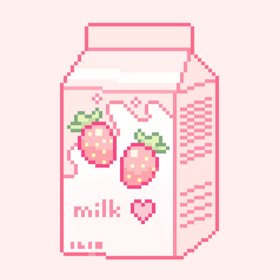 Milk in pink packaging