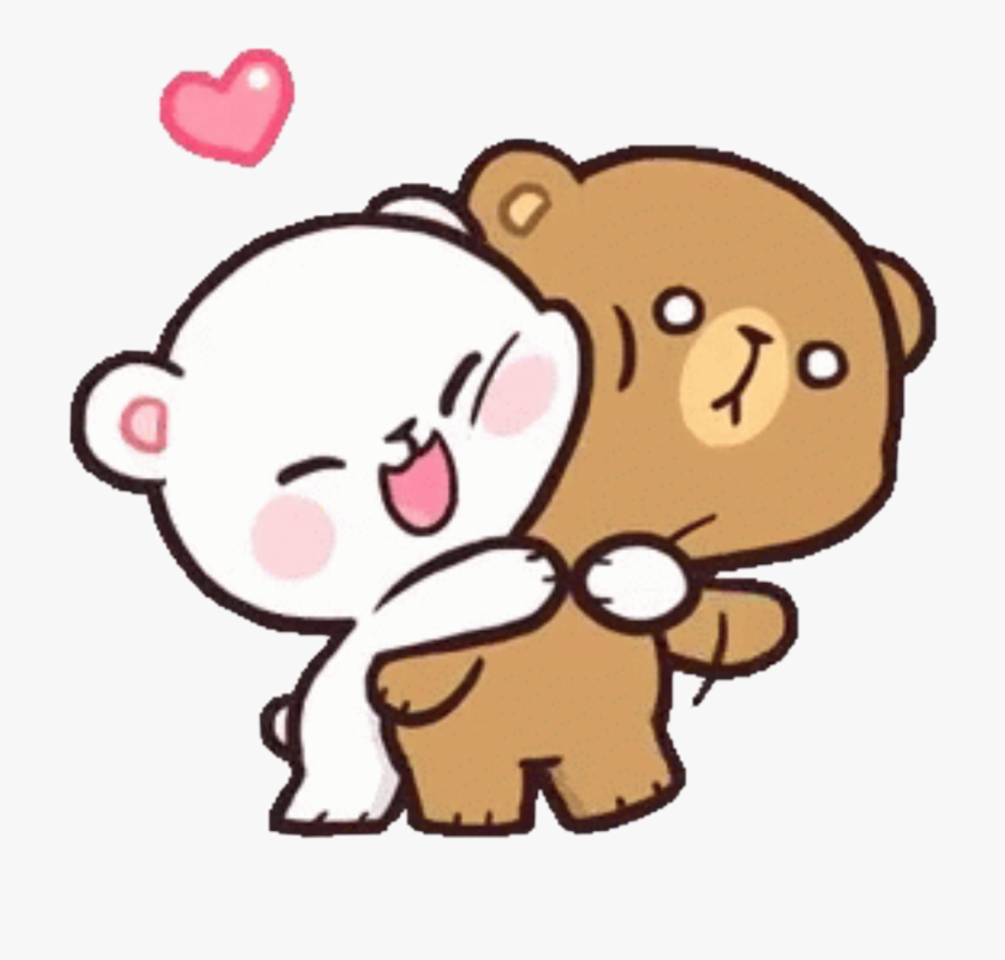 Bear hugs stickers