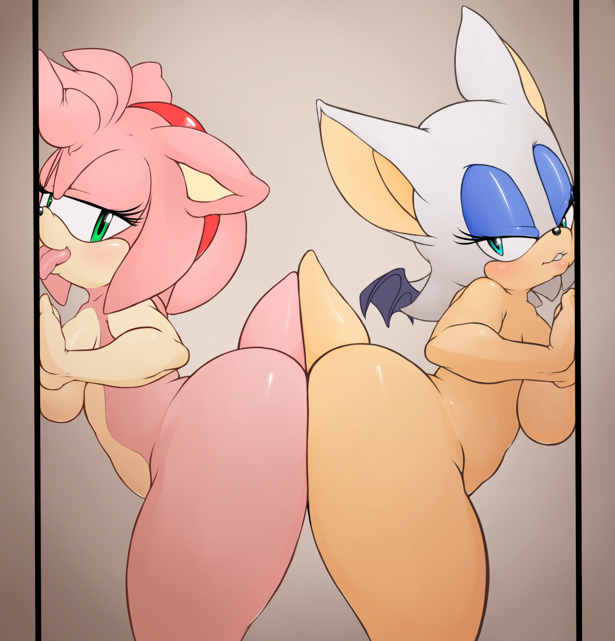 Amy and rouge porn