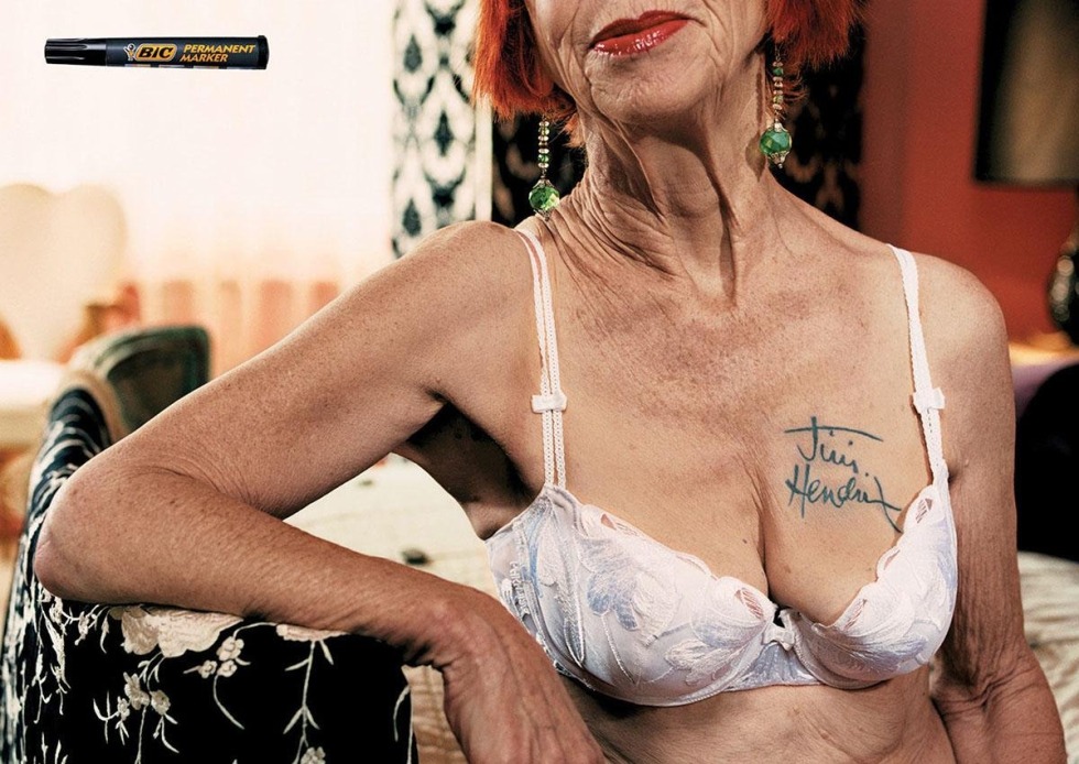 Female breasts in old age
