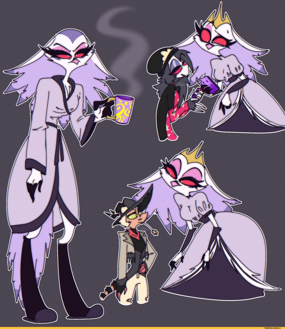 Helluva Boss Octavia X Stolas