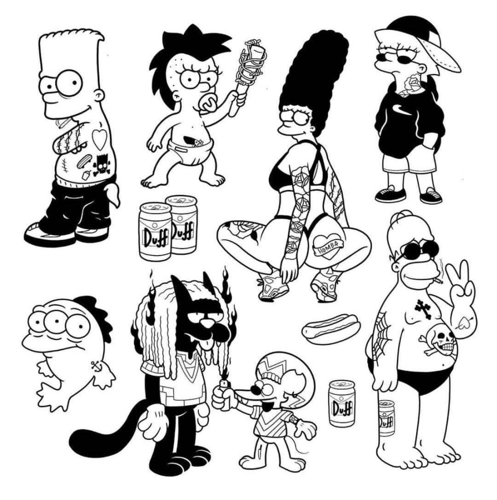 Right tattoo sketches