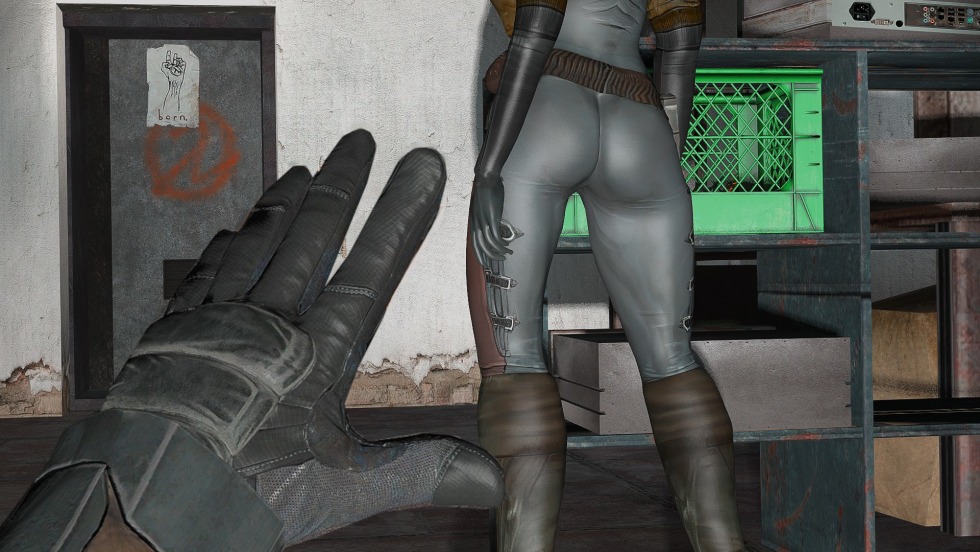 Naked Alex from Half Life 2