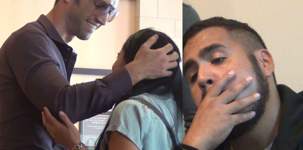 Blindfolded Guy Cheed His Girlfriend