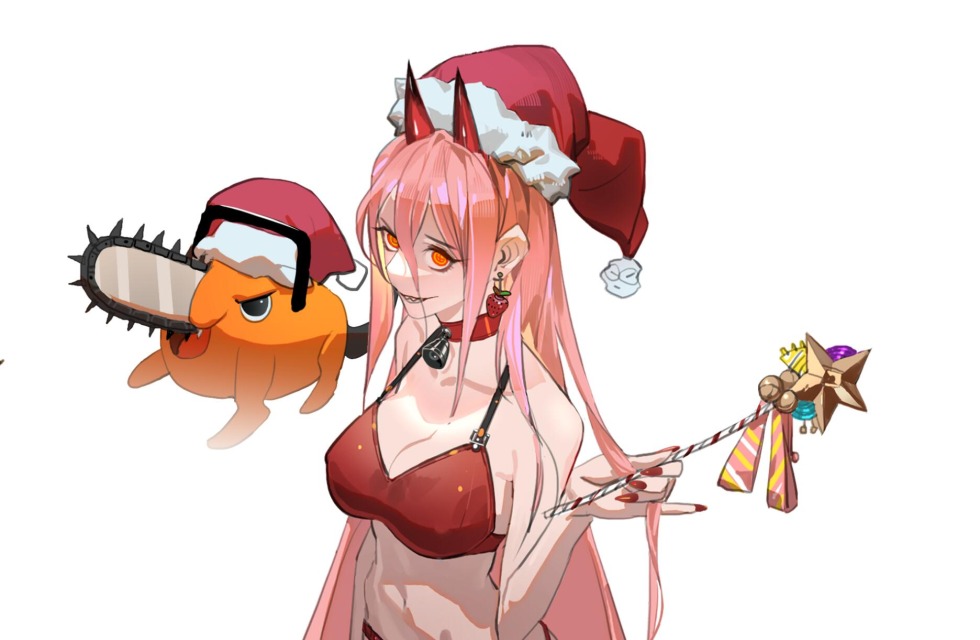 Puer man of a chainsaw