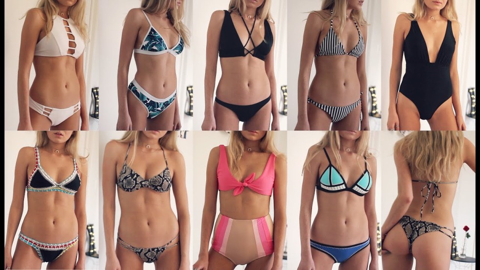 Fold the bikini trihul